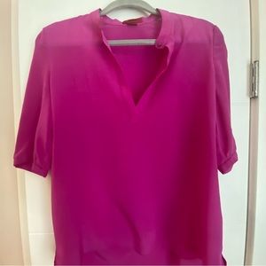 BOSS silk short sleeve top